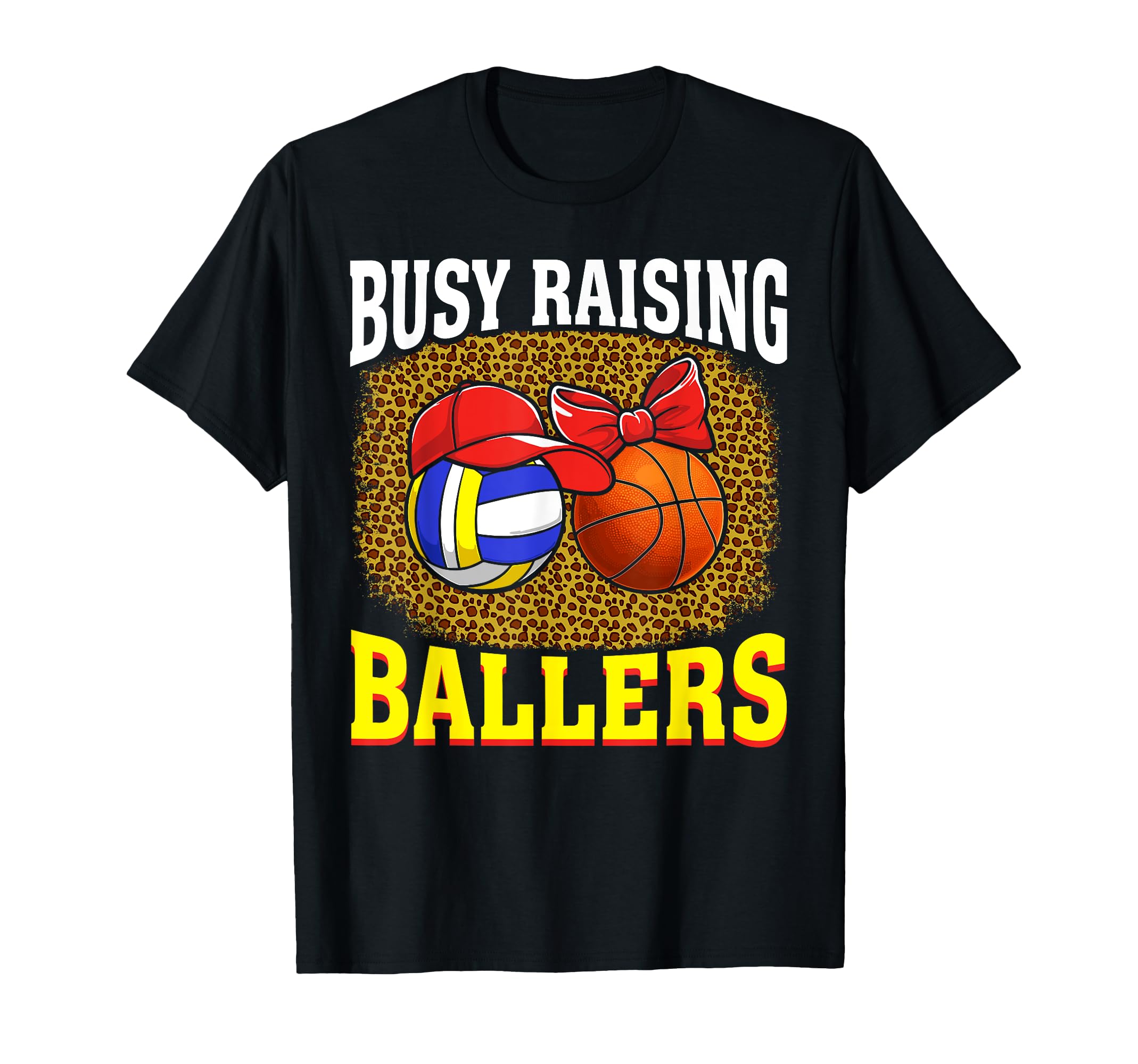 Busy Raising Ballers Volleyball T-Shirt - Aesthetic Graphic Men Women - T-Shirt, Sweatshirt, Hoodie