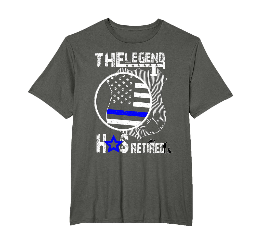 Legend Has Retired 2025 Police T-Shirt - Custom Art Print for Adults - T-Shirt, Sweatshirt, Hoodie