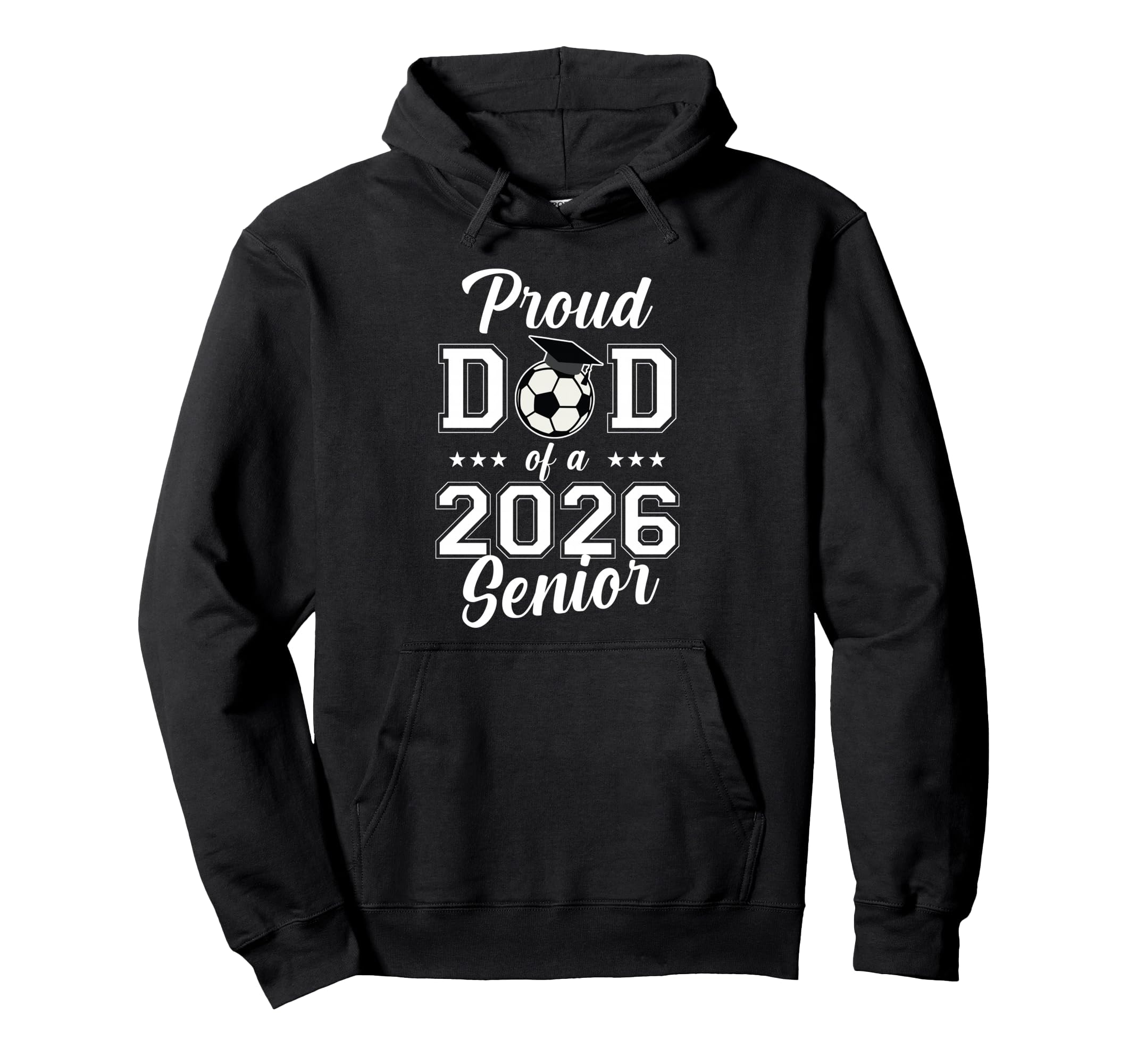 Proud Senior Dad Soccer Class Hoodie - Casual Everyday Wear for Adults - T-Shirt, Sweatshirt, Hoodie