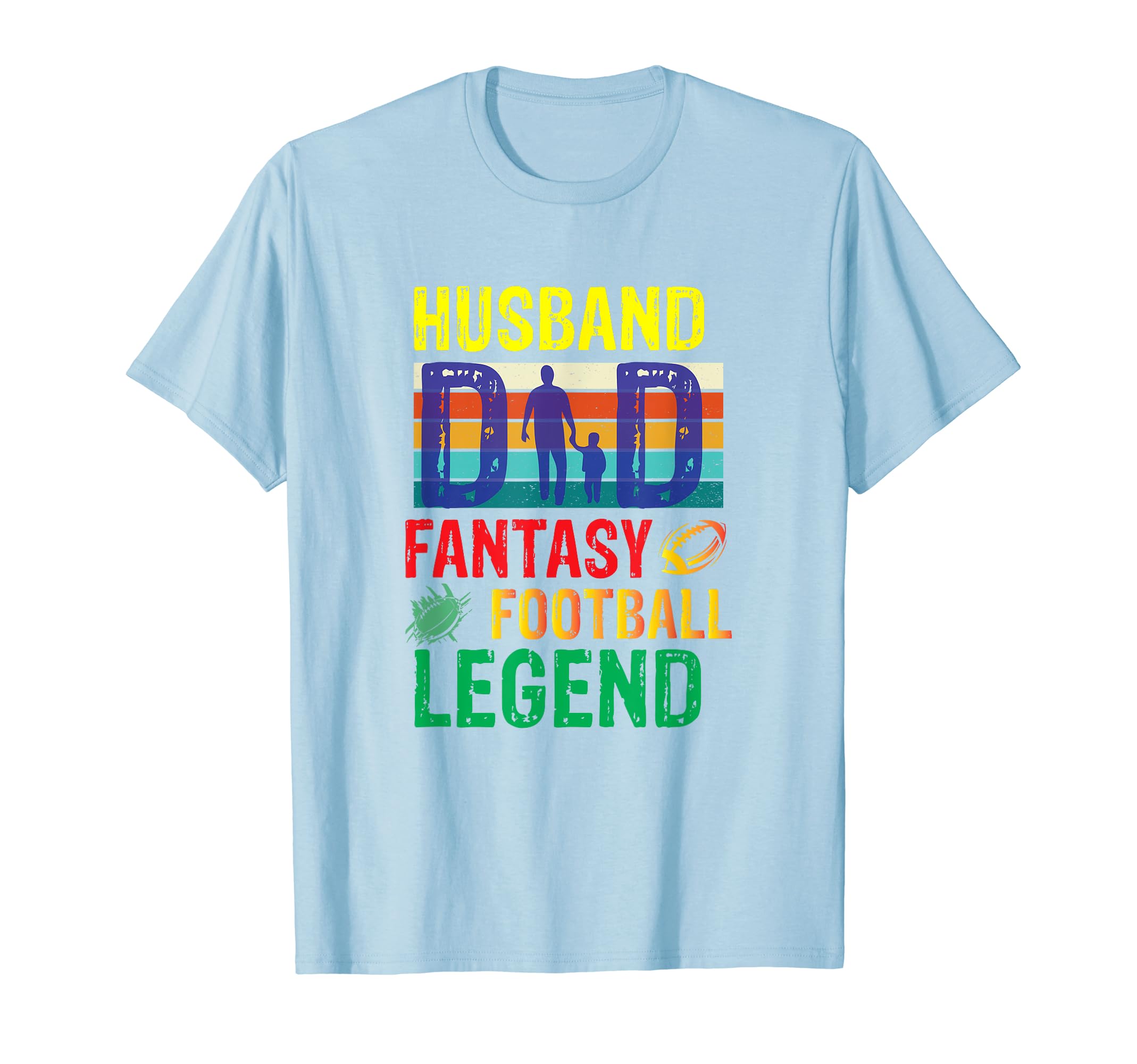 Mens Husband Dad Fantasy Football T-Shirt - Graphic Print for Adults - T-Shirt, Sweatshirt, Hoodie