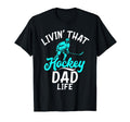 Livin That Hockey Dad Life Hockey Dad T-Shirt - Minimalist Print for Adults - T-Shirt, Sweatshirt, Hoodie