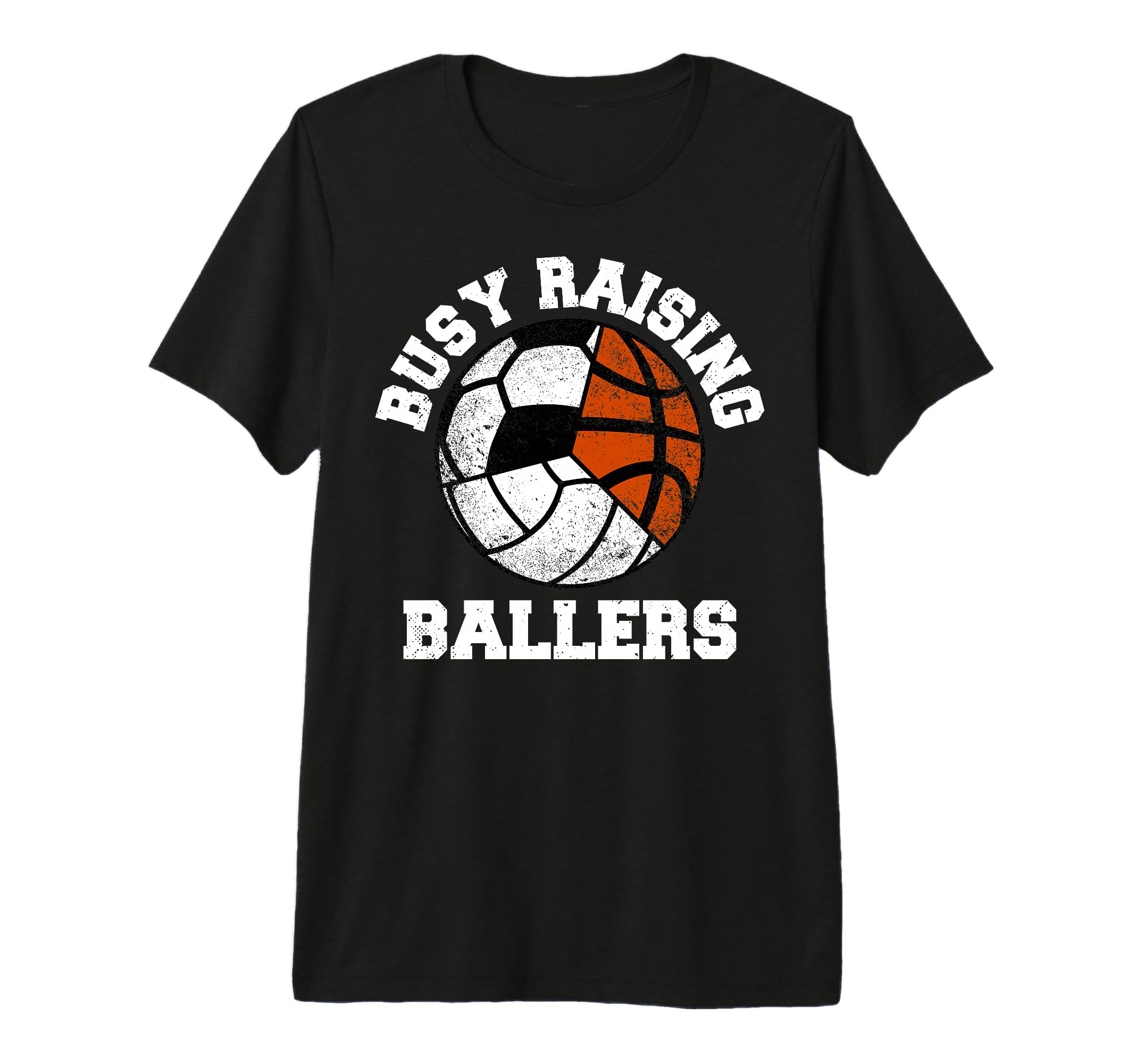 Busy Raising Ballers Funny Volleyball T-Shirt - Novelty Apparel for Adults - T-Shirt, Sweatshirt, Hoodie