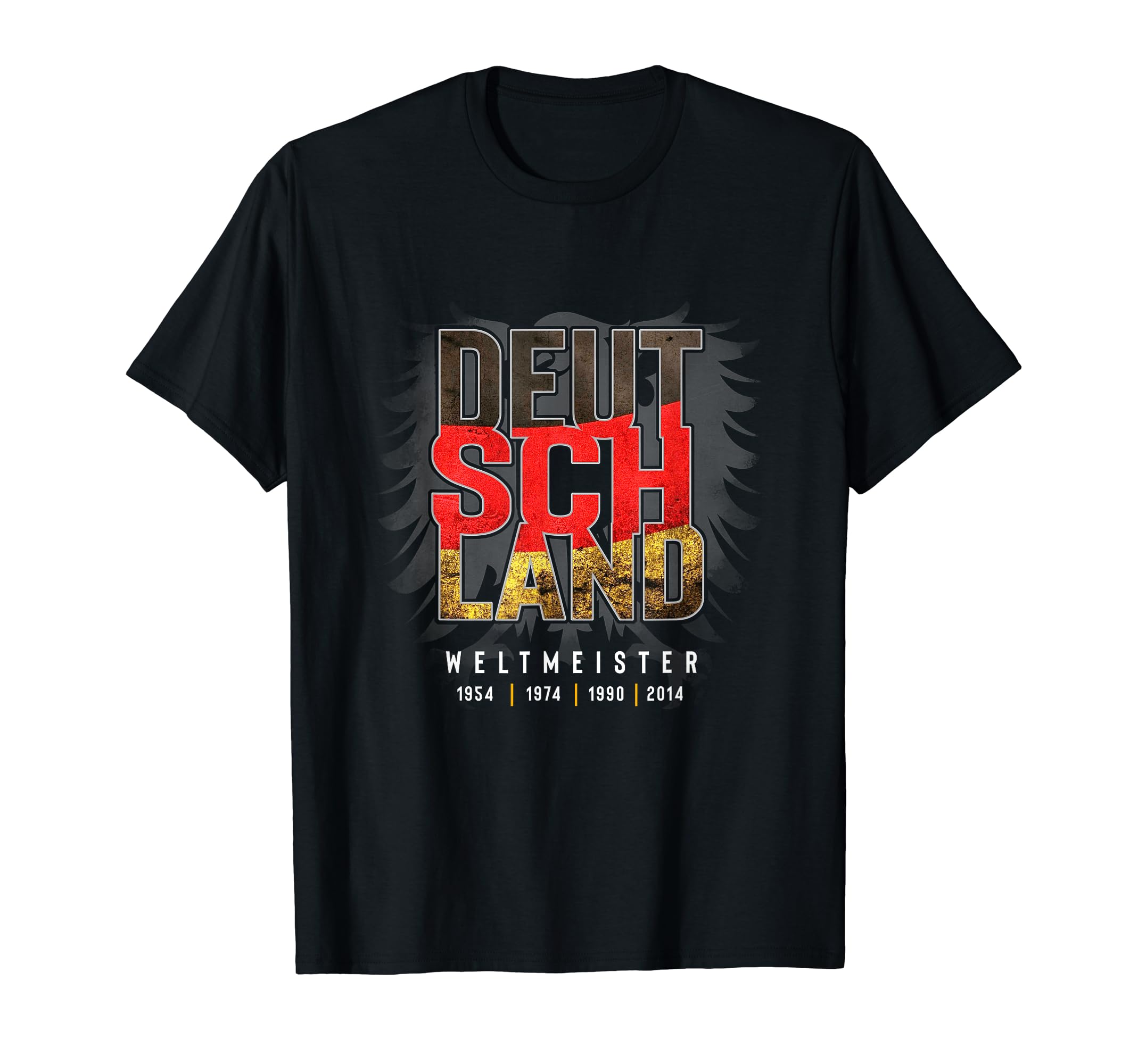 Deutschland Weltmeister Germany Flag T-Shirt - Minimalist Print Men Women - T-Shirt, Sweatshirt, Hoodie
