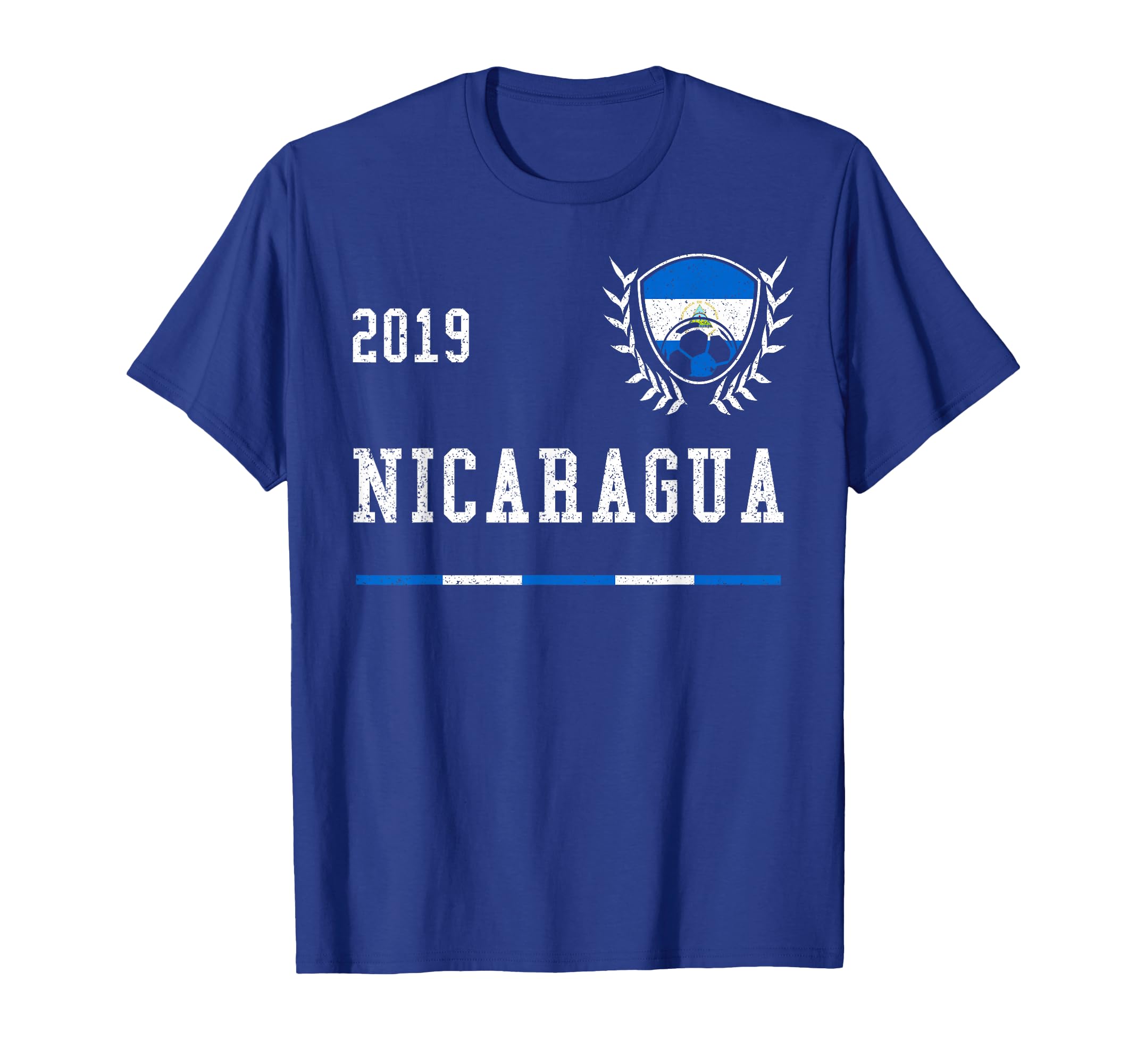 Nicaragua Football Jersey 2019 T-Shirt - Minimalist Print Men Women - T-Shirt, Sweatshirt, Hoodie