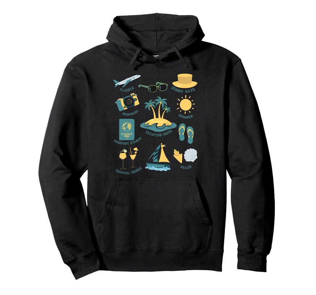 Tropical Beach Vacation Family Matching Hoodie - Unique Graphic Unisex - T-Shirt, Sweatshirt, Hoodie