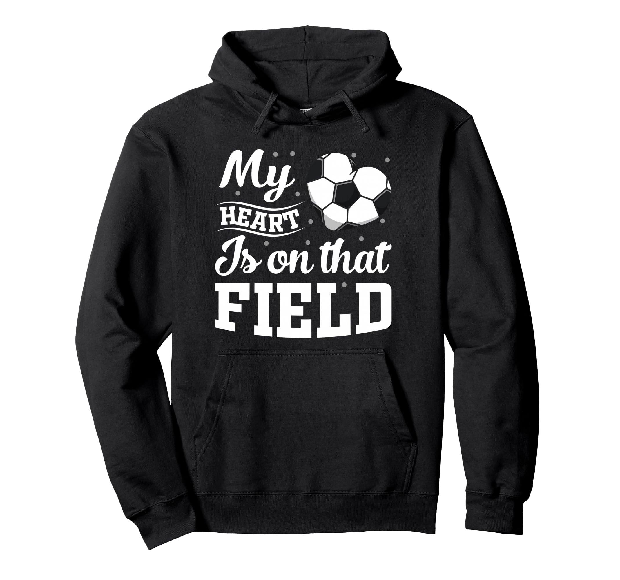 My Heart Is That Field Soccer Player Hoodie - Aesthetic Graphic Men Women - T-Shirt, Sweatshirt, Hoodie