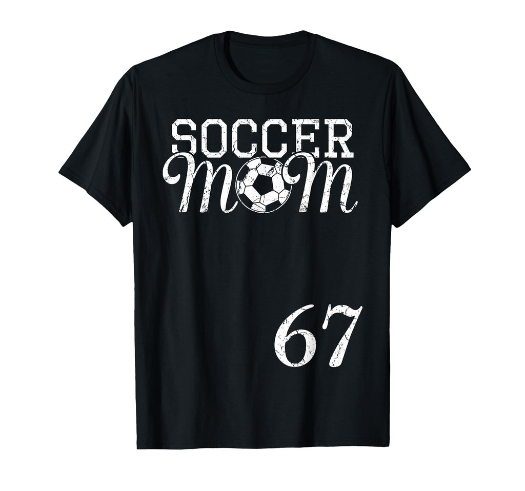 Soccer Mom Jersey Number 67 Favorite T-Shirt - Graphic Print for Adults - T-Shirt, Sweatshirt, Hoodie