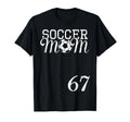 Soccer Mom Jersey Number 67 Favorite T-Shirt - Graphic Print for Adults - T-Shirt, Sweatshirt, Hoodie