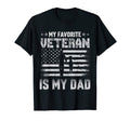 My Favorite Veteran Is My Dad Us Flag T-Shirt - Graphic Print Men Women - T-Shirt, Sweatshirt, Hoodie