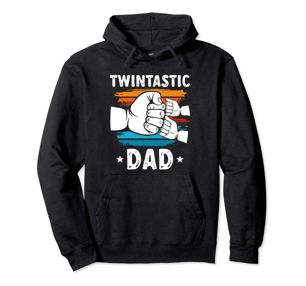 Twin Dad Father Two Twintastic Dad Twins Hoodie - Novelty Apparel Men Women - T-Shirt, Sweatshirt, Hoodie