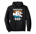Twin Dad Father Two Twintastic Dad Twins Hoodie - Novelty Apparel Men Women - T-Shirt, Sweatshirt, Hoodie