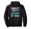 Worlds Best Dad Twins Funny Twin Dad Hoodie - Streetwear Style for Adults - T-Shirt, Sweatshirt, Hoodie