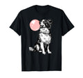 Australian Shepherd Blowing Bubble T-Shirt - Streetwear Style for Adults - T-Shirt, Sweatshirt, Hoodie