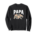 Plaid Bear Papa Greatest Dad Sweatshirt - Casual Everyday Wear for Adults - T-Shirt, Sweatshirt, Hoodie