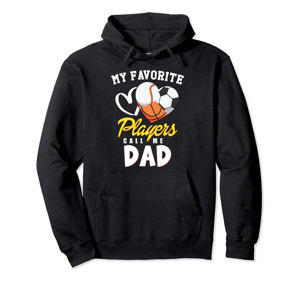 My Favorite Players Baseball Soccer Hoodie - Graphic Print Men Women - T-Shirt, Sweatshirt, Hoodie