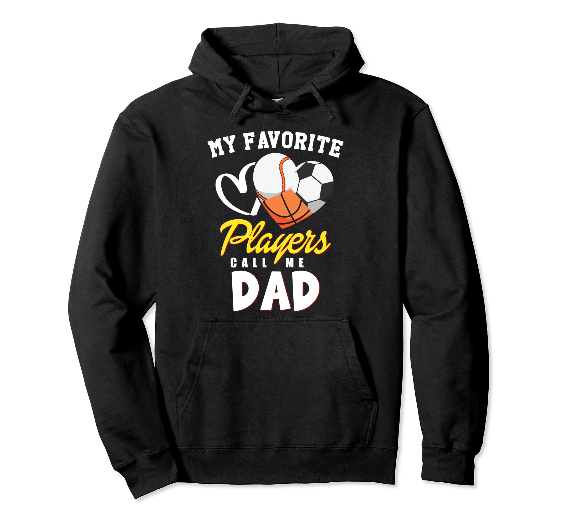 My Favorite Players Baseball Soccer Hoodie - Graphic Print Men Women - T-Shirt, Sweatshirt, Hoodie