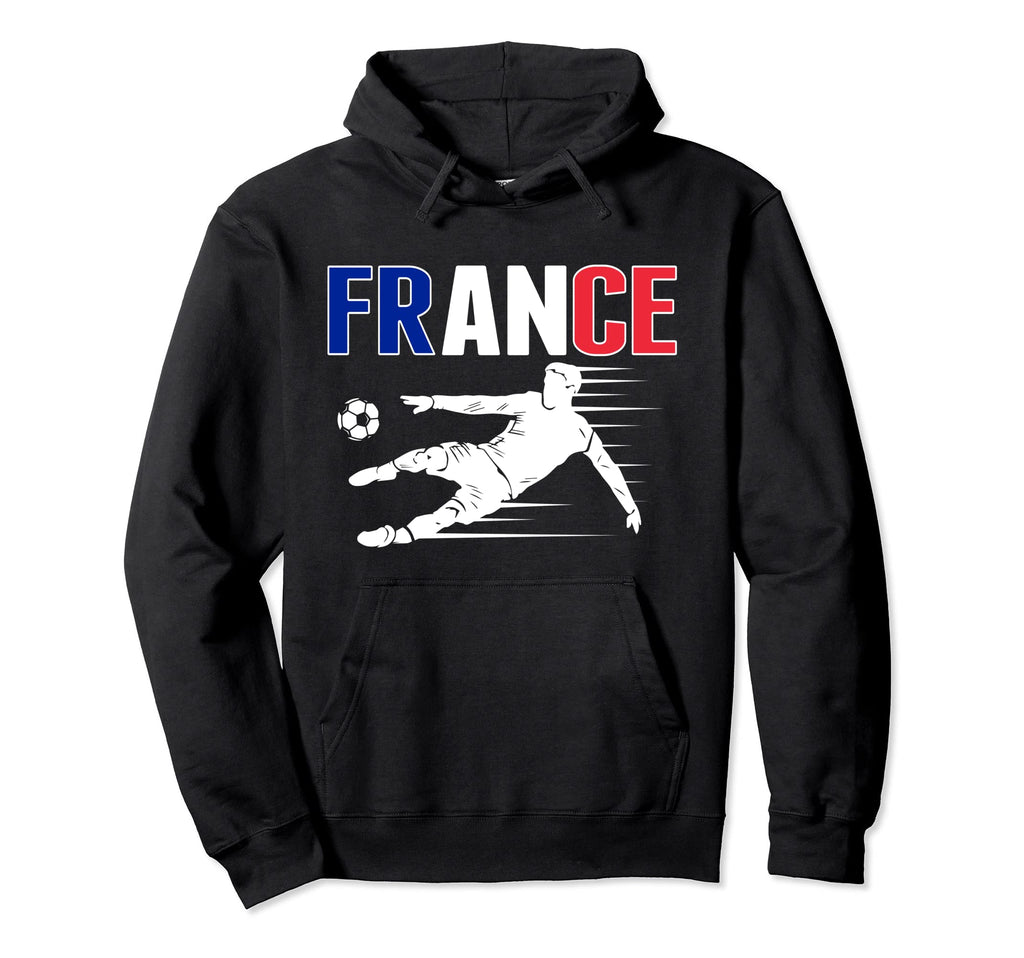 France Soccer Fans Jersey Proud French Hoodie - Minimalist Print Men Women - T-Shirt, Sweatshirt, Hoodie