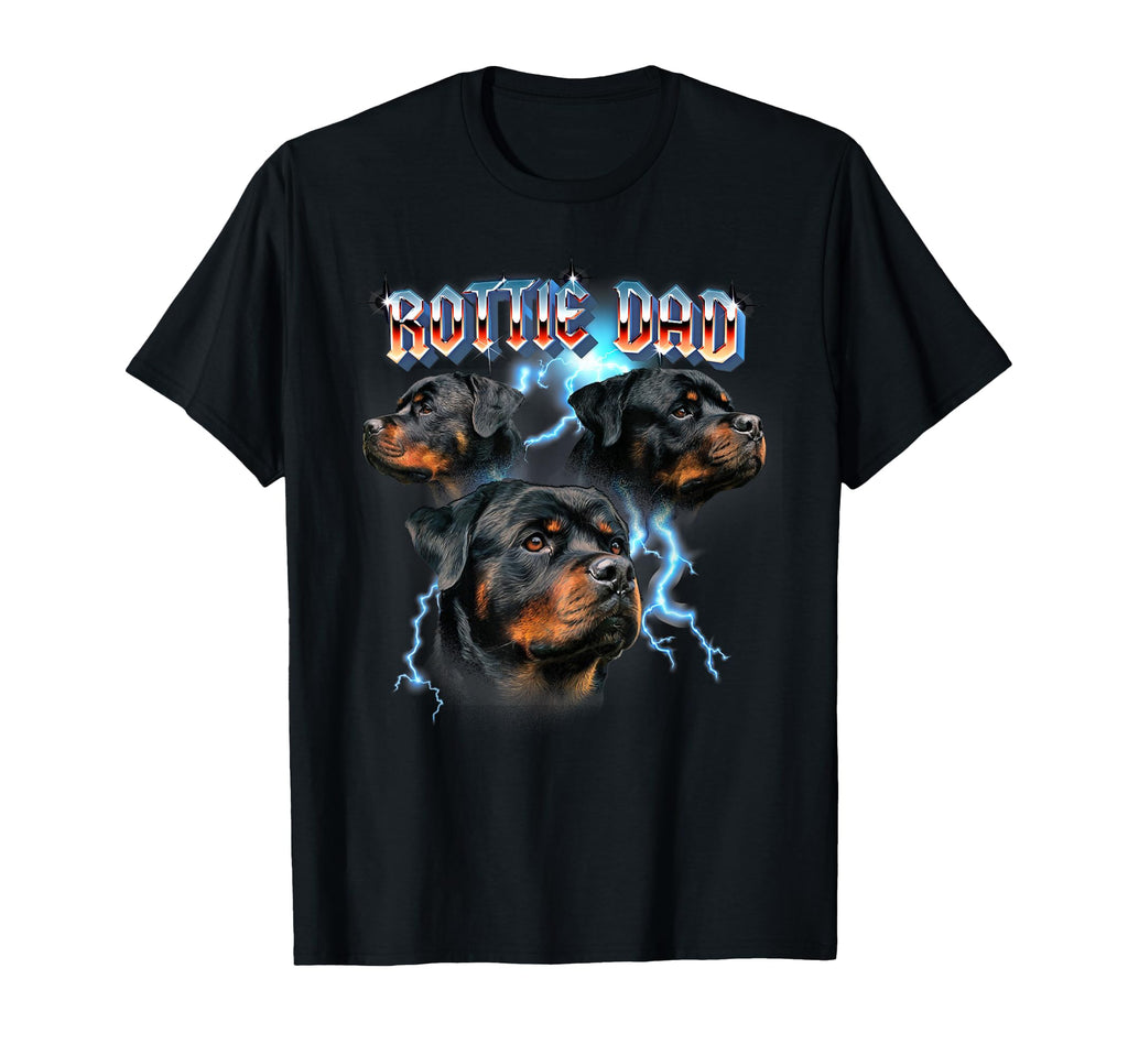 Mens Black Heavy Metal Band Rottweiler T-Shirt - Trendy Graphic Unisex - T-Shirt, Sweatshirt, Hoodie