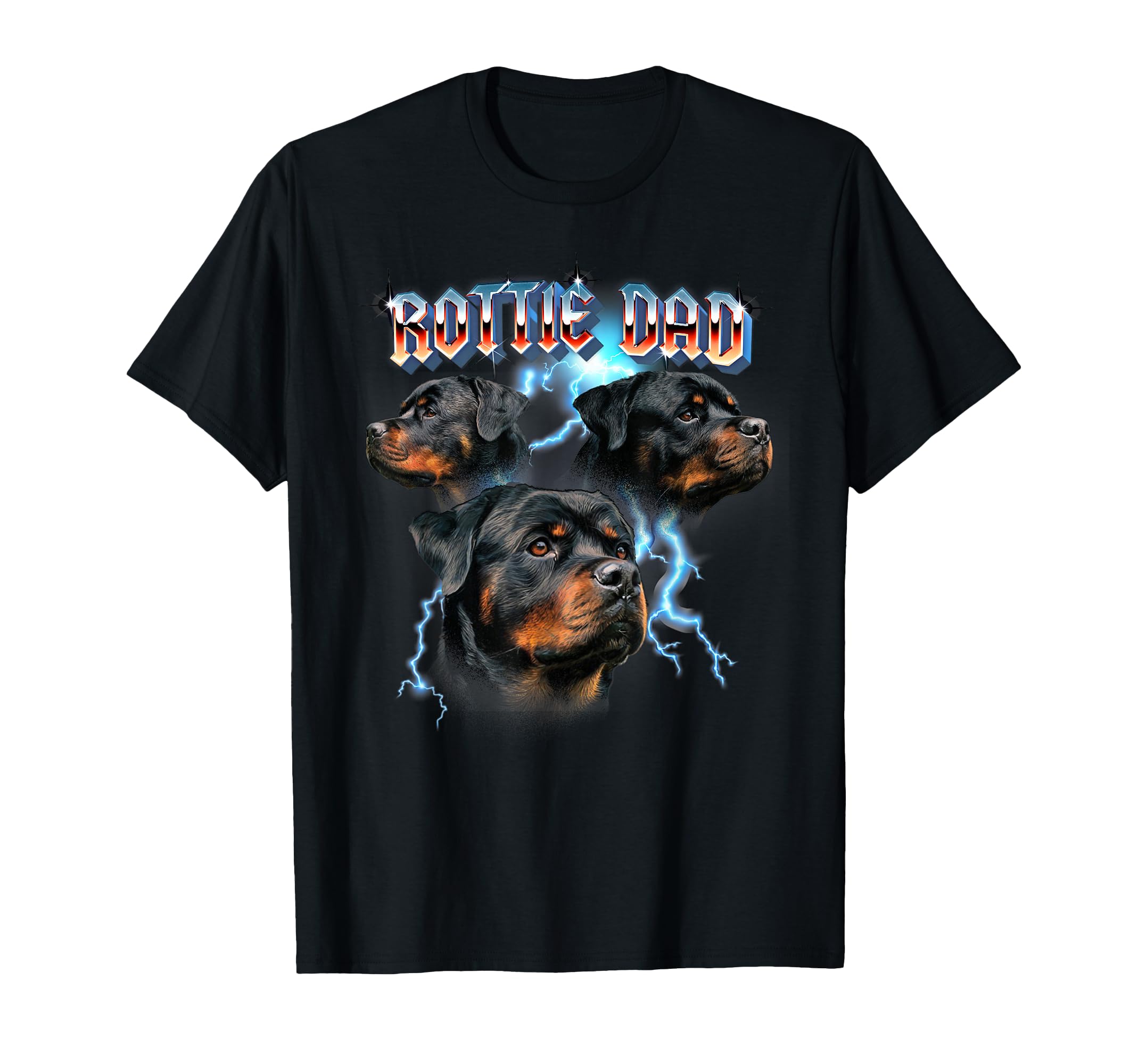 Mens Black Heavy Metal Band Rottweiler T-Shirt - Trendy Graphic Unisex - T-Shirt, Sweatshirt, Hoodie