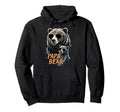 Papa Bear Husband Father Family Fathers Hoodie - Minimalist Print Unisex - T-Shirt, Sweatshirt, Hoodie