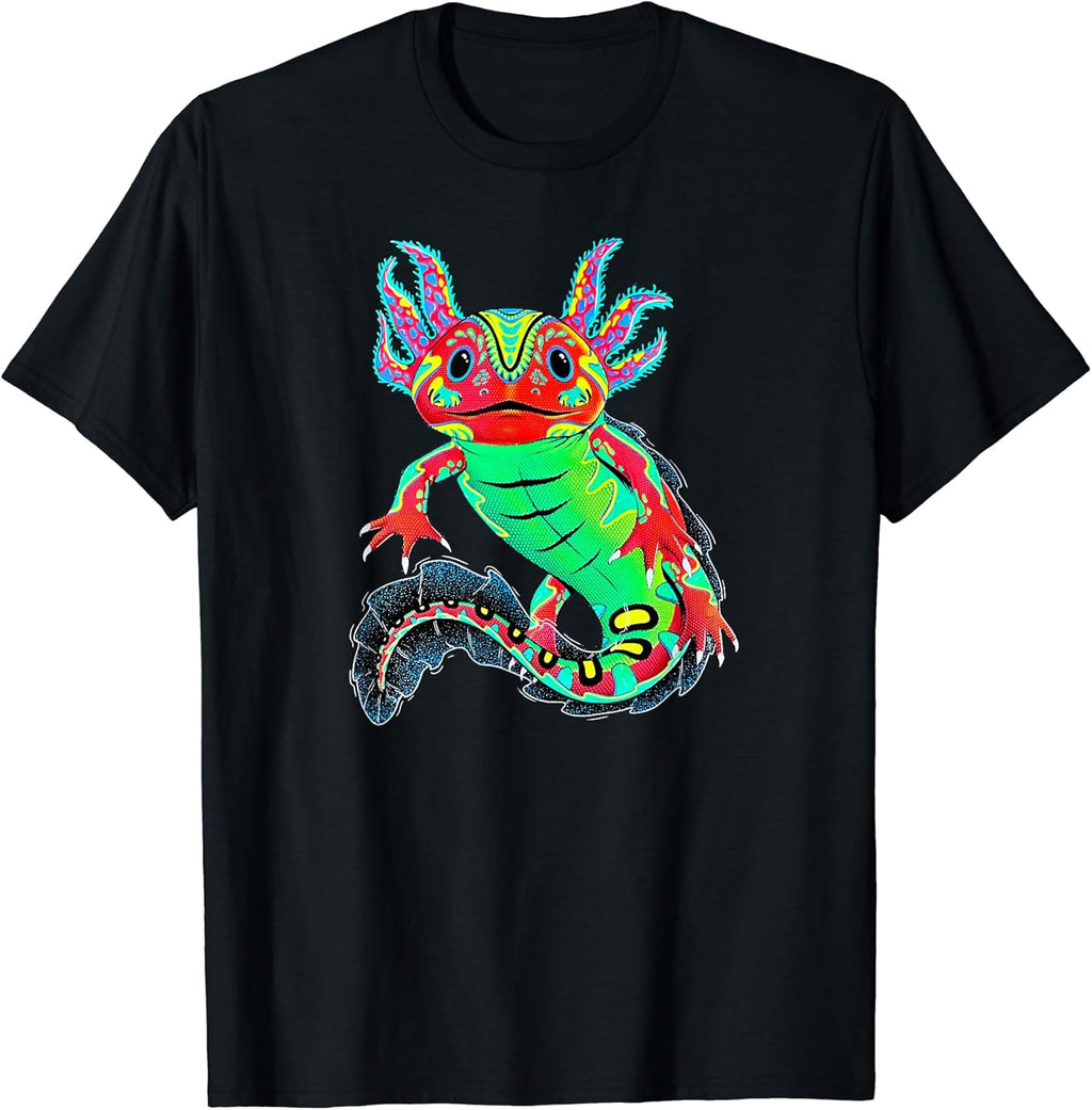 Pop Art Axolotl Mexican Fish Amphibian Axolotls Lover - Adult & Kids T-Shirts, Sweatshirts & Hoodies apparel design preview 1