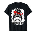 Soccer Mom Messy Bun Life Hair Glasses T-Shirt - Graphic Print Men Women - T-Shirt, Sweatshirt, Hoodie