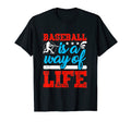Baseball Is Way Life Baseball Player T-Shirt - Custom Art Print for Adults - T-Shirt, Sweatshirt, Hoodie