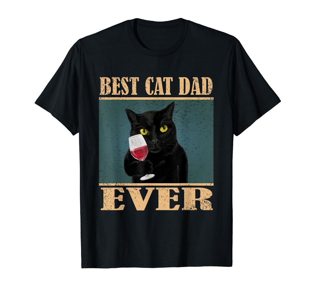Mens Best Cat Dad Ever T-Shirt - Aesthetic Graphic Men Women - T-Shirt, Sweatshirt, Hoodie