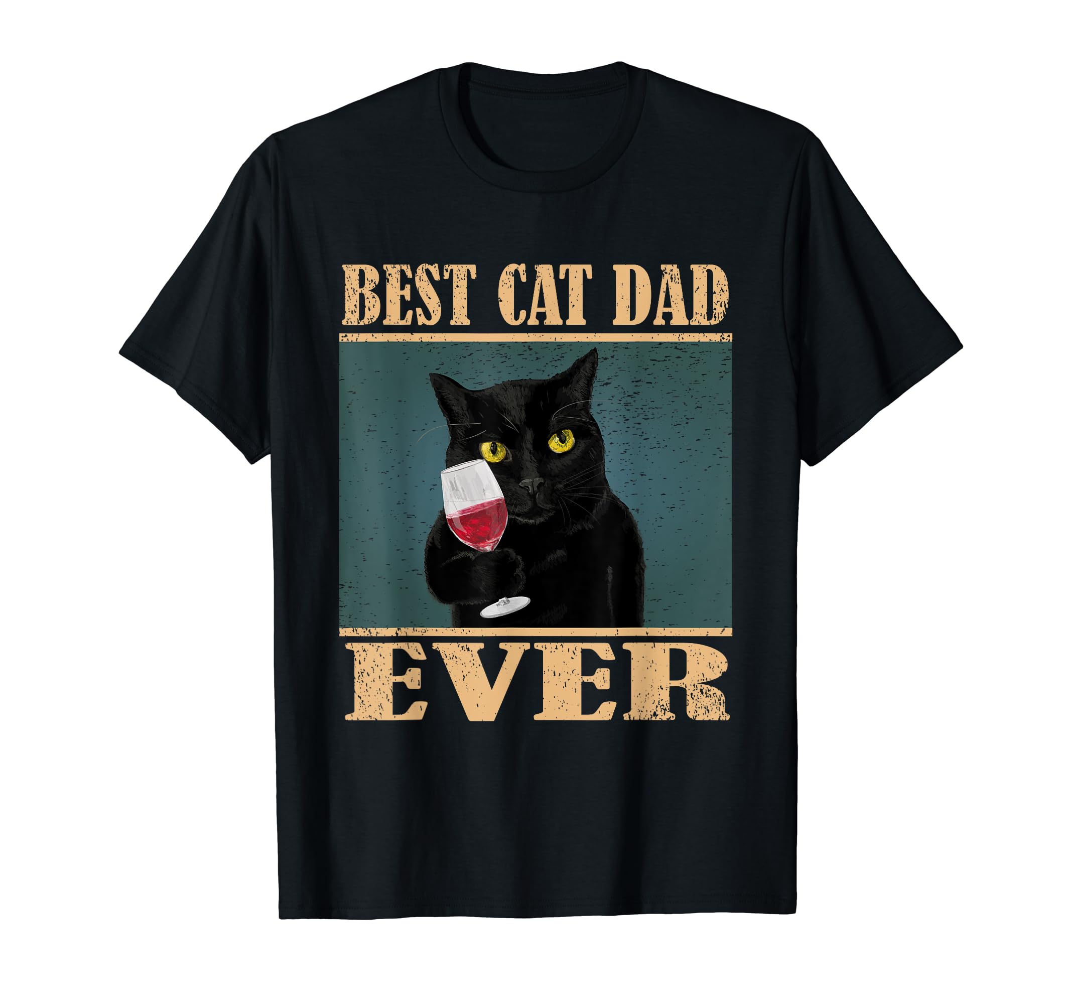 Mens Best Cat Dad Ever T-Shirt - Aesthetic Graphic Men Women - T-Shirt, Sweatshirt, Hoodie