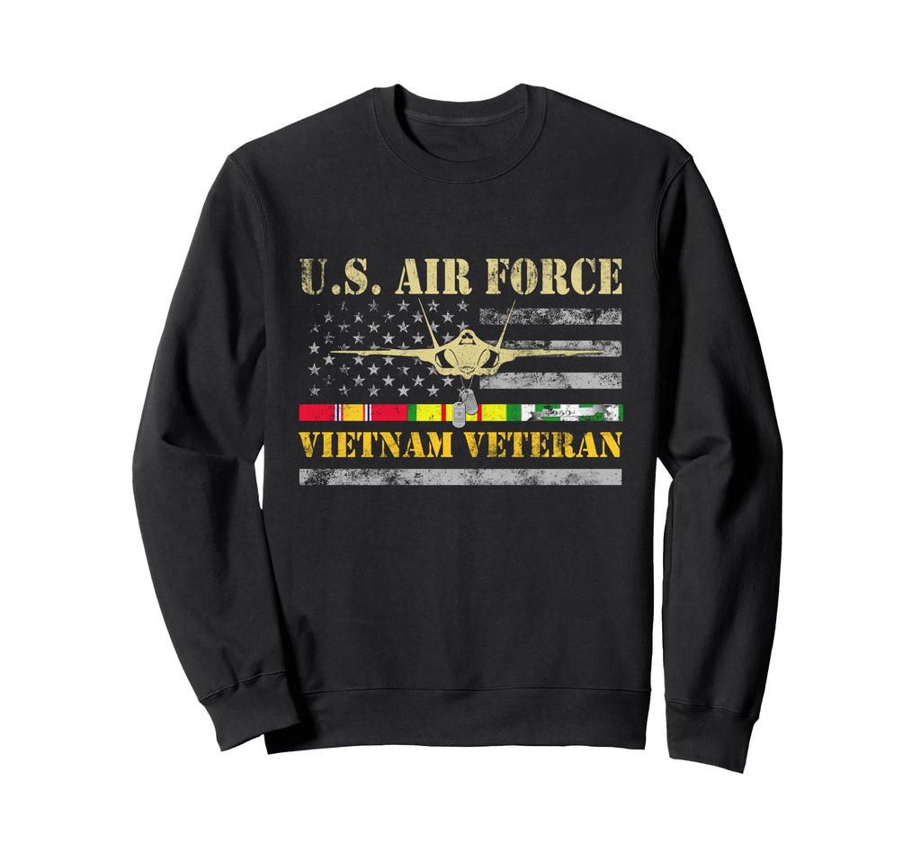 U S Air Force Vietnam Veteran Usaf Sweatshirt - Streetwear Style Men Women - T-Shirt, Sweatshirt, Hoodie