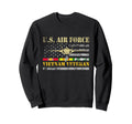 U S Air Force Vietnam Veteran Usaf Sweatshirt - Streetwear Style Men Women - T-Shirt, Sweatshirt, Hoodie