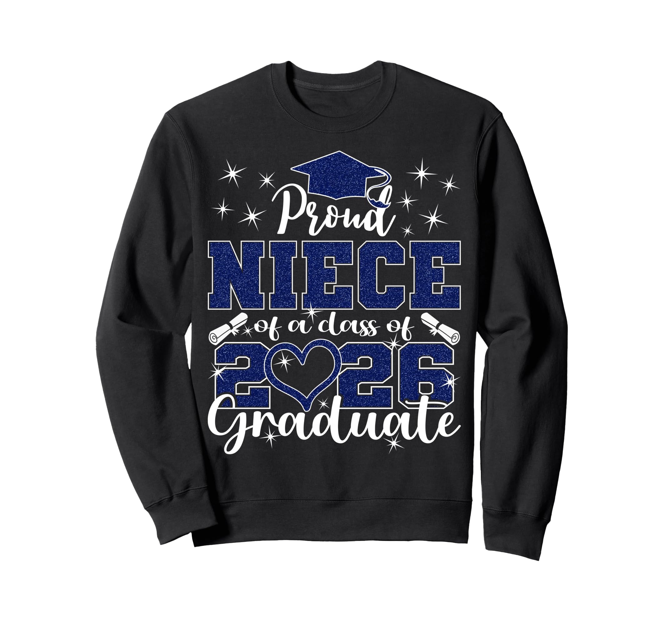 Super Proud Niece 2026 Graduate Sweatshirt - Aesthetic Graphic Unisex - T-Shirt, Sweatshirt, Hoodie