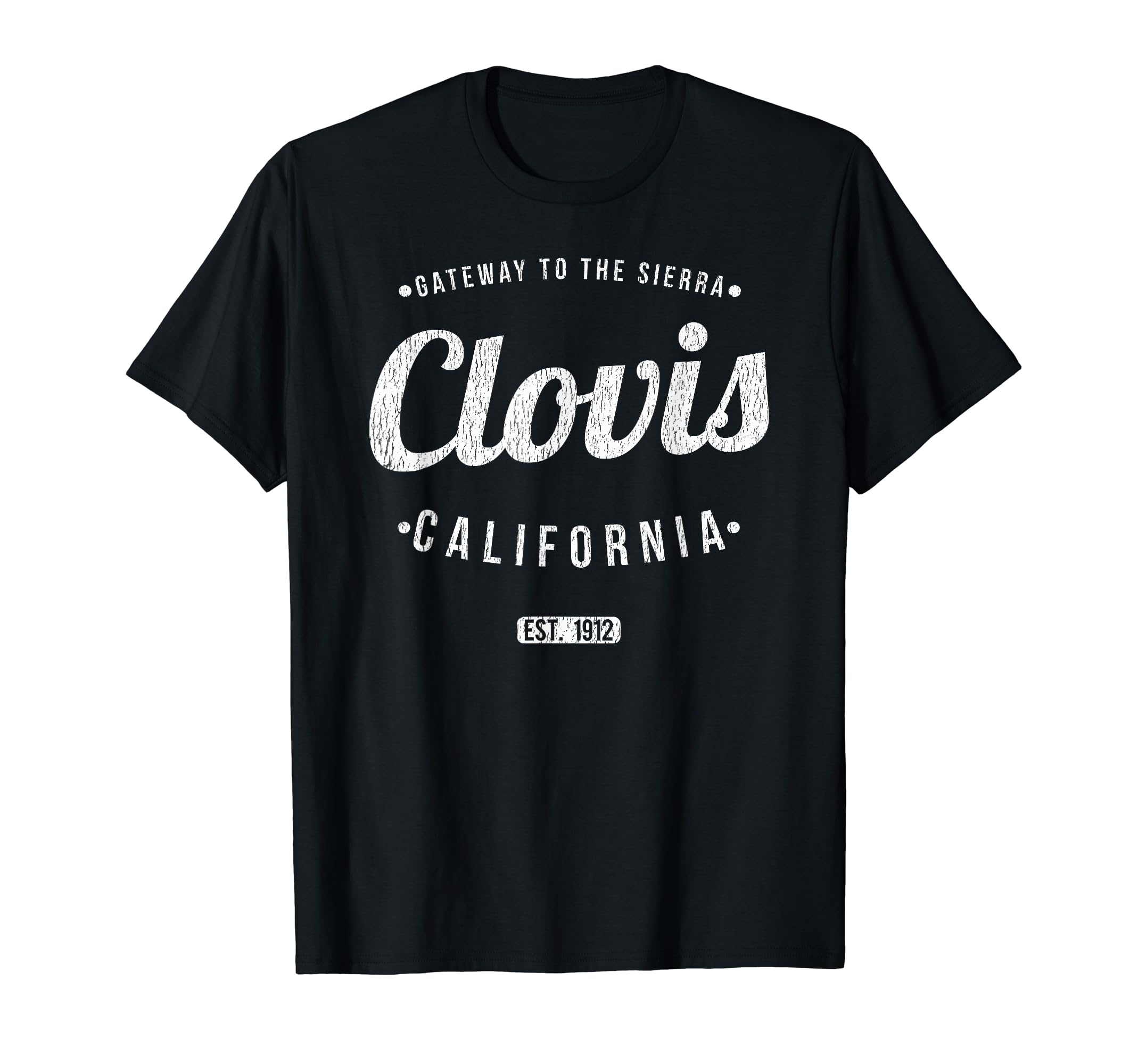 Clovis California Minimalist Souvenir Ca T-Shirt - Novelty Apparel Unisex - T-Shirt, Sweatshirt, Hoodie