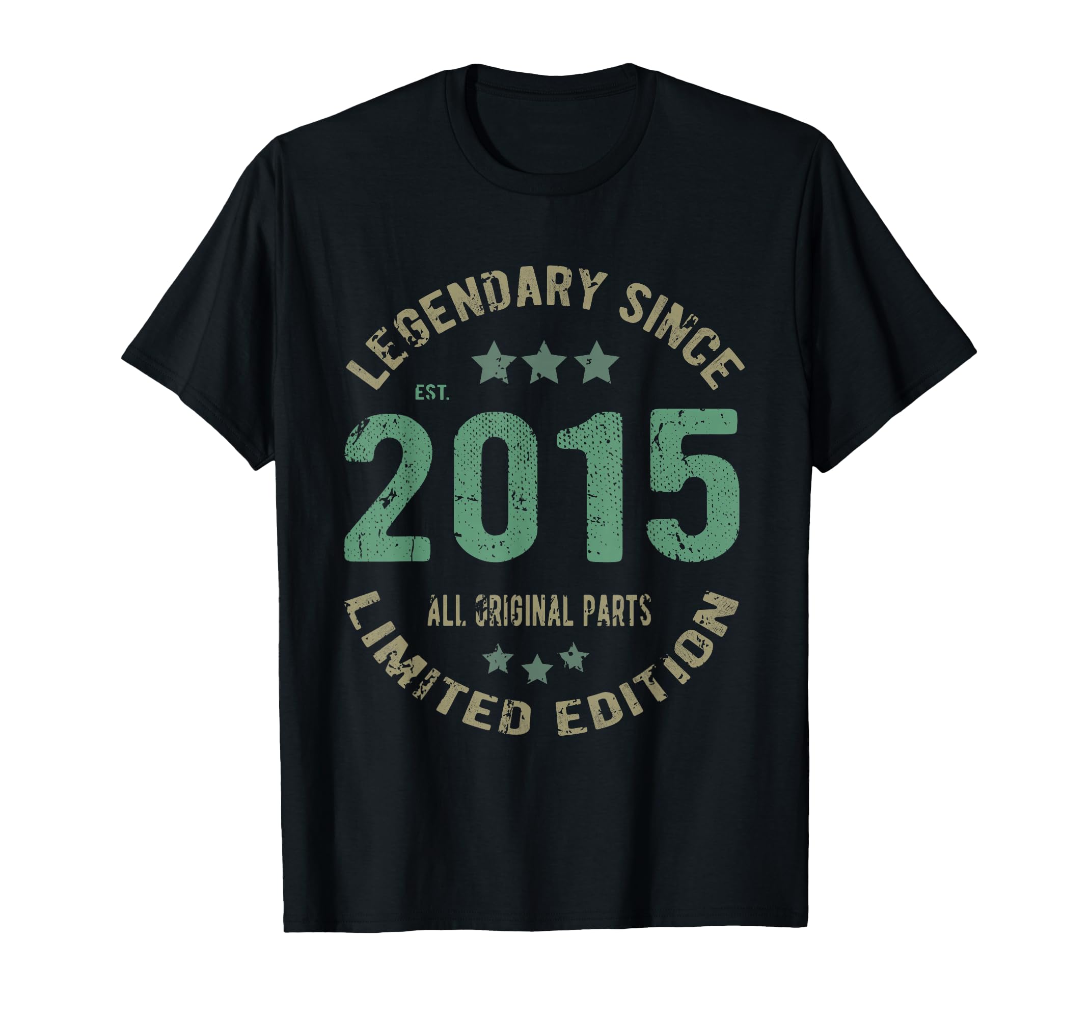 11 Years Old Bday Legend Since 2015 T-Shirt - Trendy Graphic Men Women - T-Shirt, Sweatshirt, Hoodie