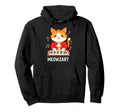 Musician Cat Meowzart Music Cats Lover Hoodie - Minimalist Print Men Women - T-Shirt, Sweatshirt, Hoodie