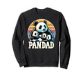 Panda Bear Papa Pandad Panda Sweatshirt - Casual Everyday Wear for Adults - T-Shirt, Sweatshirt, Hoodie