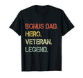 Veteran Stepdad Gifts Veteran Step Dad Hoodie - Custom Art Print Unisex - T-Shirt, Sweatshirt, Hoodie