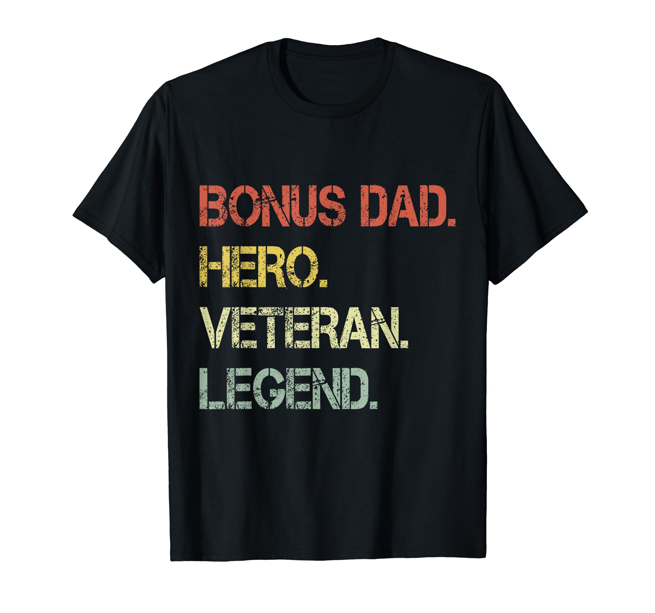 Veteran Stepdad Gifts Veteran Step Dad Hoodie - Custom Art Print Unisex - T-Shirt, Sweatshirt, Hoodie