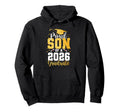 Proud Son Class 2026 Graduate Graduation Hoodie - Graphic Print for Adults - T-Shirt, Sweatshirt, Hoodie