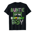 Auntie Birthday Soccer Player Birthday T-Shirt - Graphic Print Men Women - T-Shirt, Sweatshirt, Hoodie