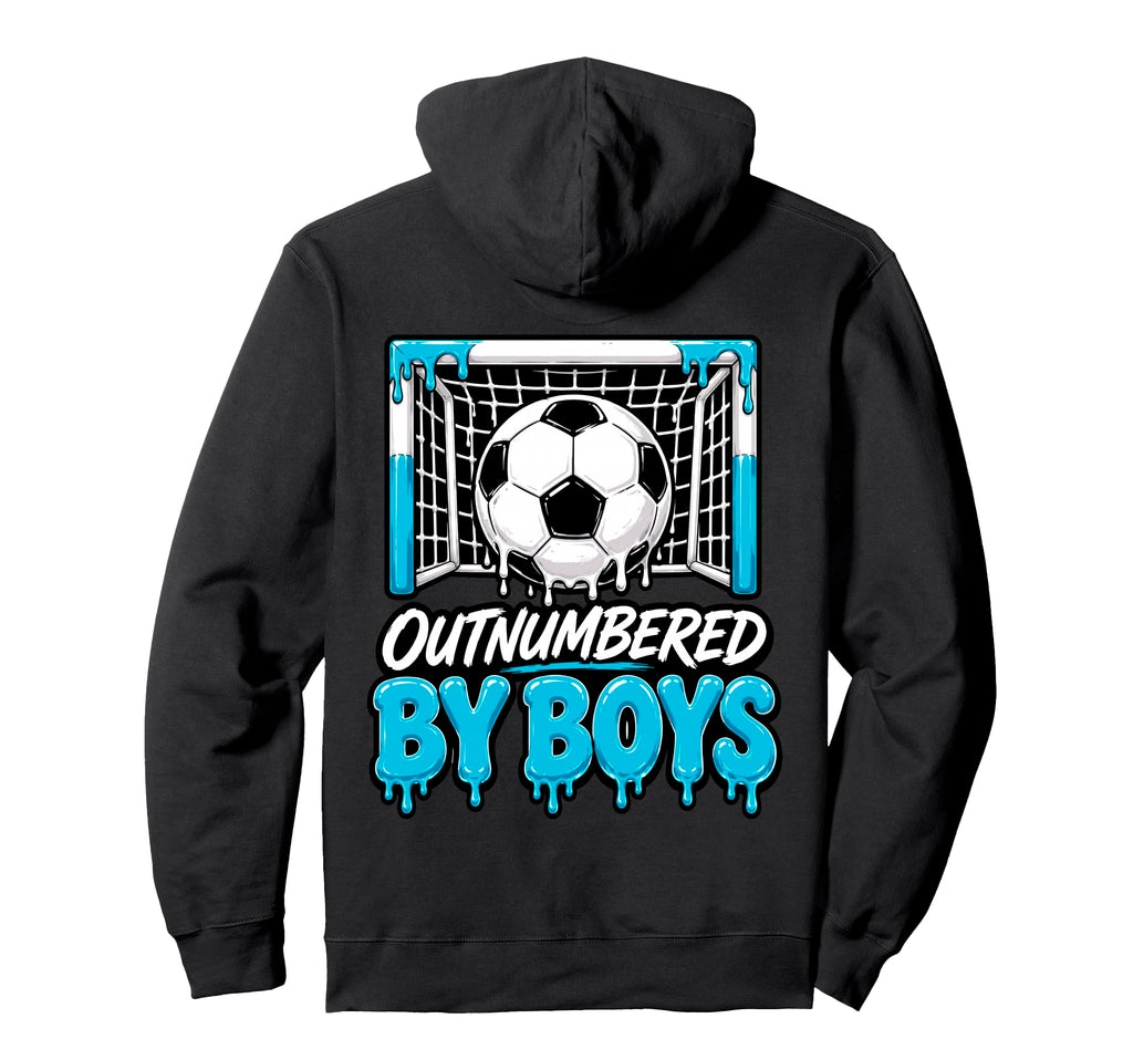 Soccer Mom Drip Funny Outnumbered Hoodie - Casual Everyday Wear Men Women - T-Shirt, Sweatshirt, Hoodie
