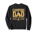 Camping Dad Tent Campfire Sweatshirt - Fun Novelty Design for Adults - T-Shirt, Sweatshirt, Hoodie