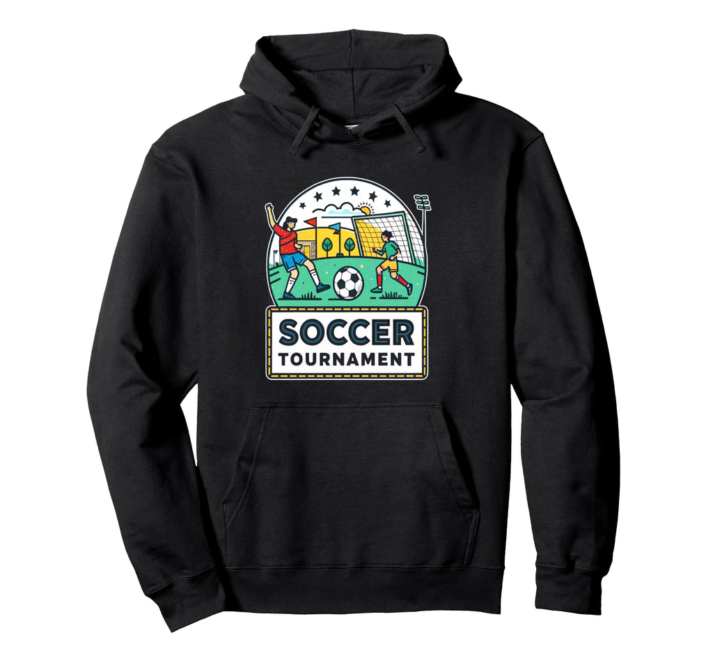Competitive Sports Soccer Tournament Hoodie - Custom Art Print Men Women - T-Shirt, Sweatshirt, Hoodie