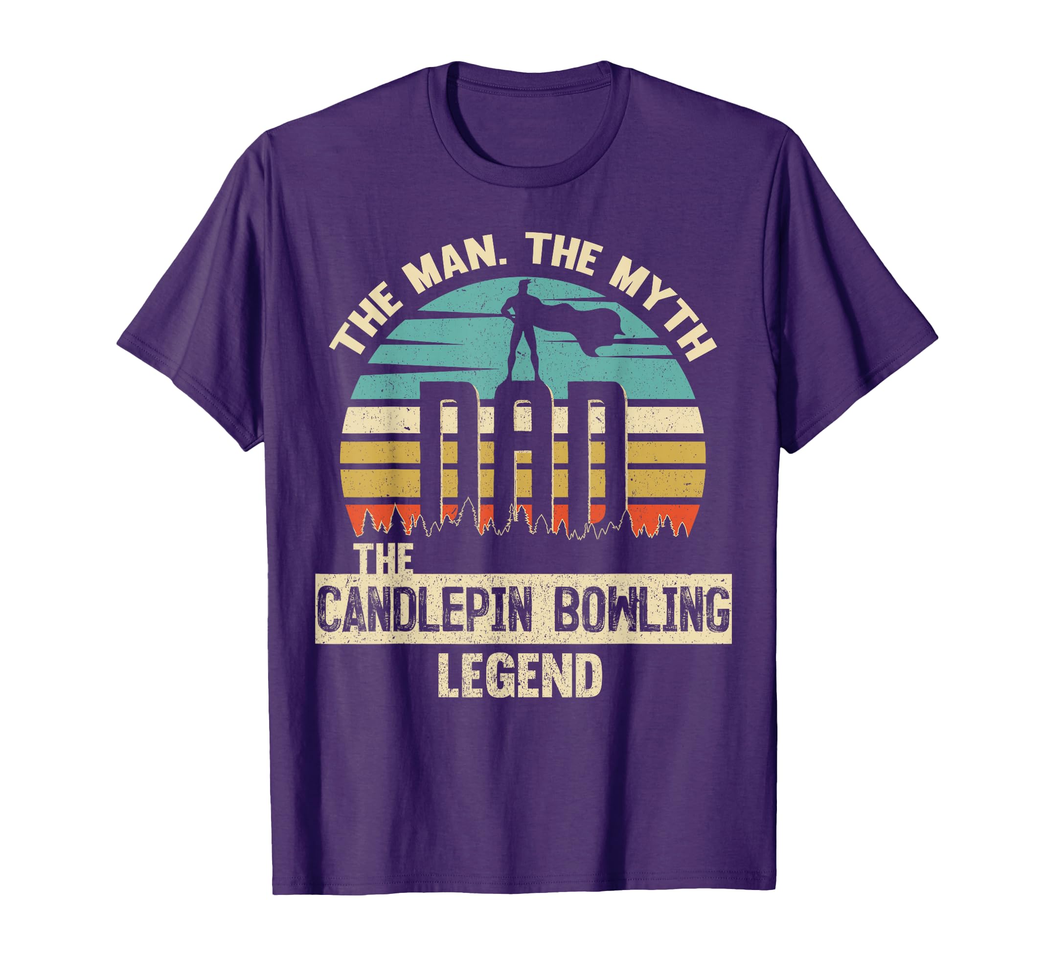 Myth Legend Dad Candlepin Bowling T-Shirt - Novelty Apparel for Adults - T-Shirt, Sweatshirt, Hoodie