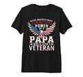 Veteran Papa Usa Veterans Day Us T-Shirt - Casual Everyday Wear Men Women - T-Shirt, Sweatshirt, Hoodie