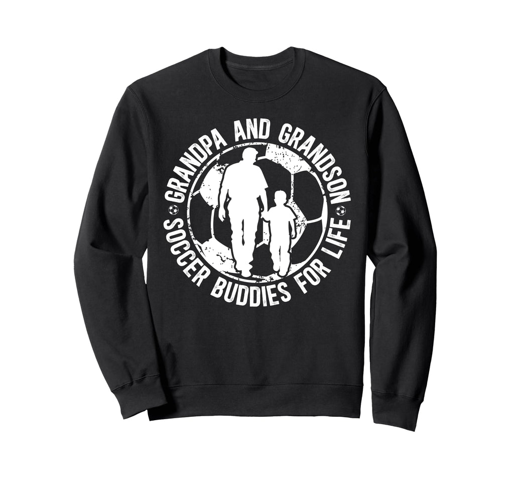 Soccer Grandpa And Grandson Soccer Sweatshirt - Minimalist Print Unisex - T-Shirt, Sweatshirt, Hoodie