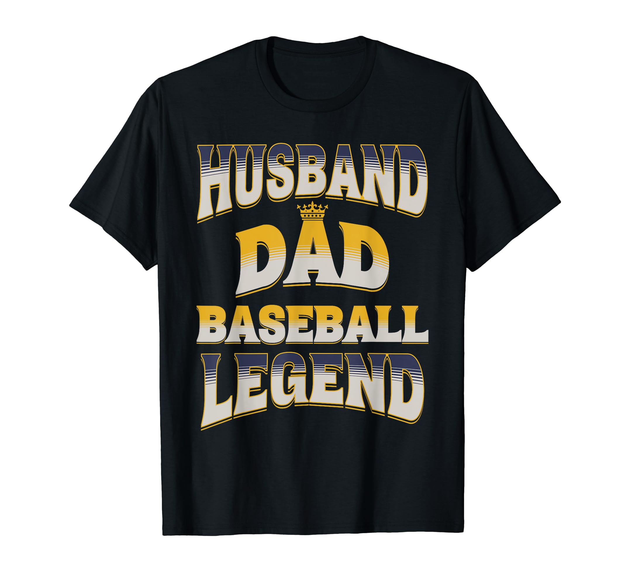 Husband Dad Baseball Legend Ventage T-Shirt - Custom Art Print for Adults - T-Shirt, Sweatshirt, Hoodie