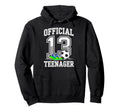 Teenager 13 Years Bday 13Th Birthday Soccer Hoodie - Novelty Apparel Unisex - T-Shirt, Sweatshirt, Hoodie