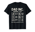 Funny Dad Joke 24 7 Dad Inc Fathers T-Shirt - Minimalist Print Men Women - T-Shirt, Sweatshirt, Hoodie