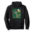 Lets Get Shamrocked Skeleton Drink Hoodie - Unique Graphic for Adults - T-Shirt, Sweatshirt, Hoodie